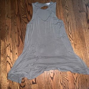 Navy green tank top dress